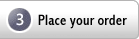 Step 3: Place your order using online secure payment